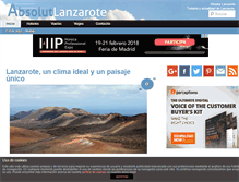 Tablet Screenshot of absolutlanzarote.com